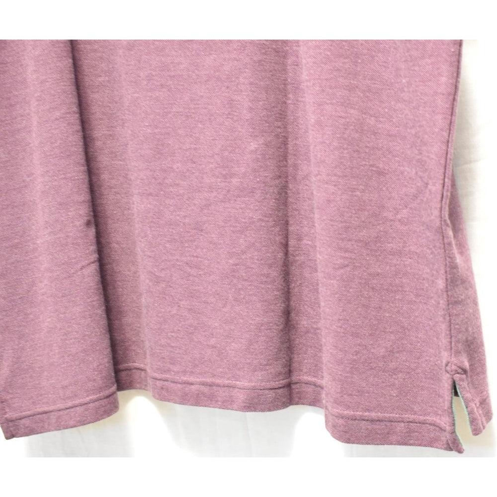 Mens Polo short sleeve Big and Tall Comfort Flex PurpleEasy Care Golf Shirt Image 2