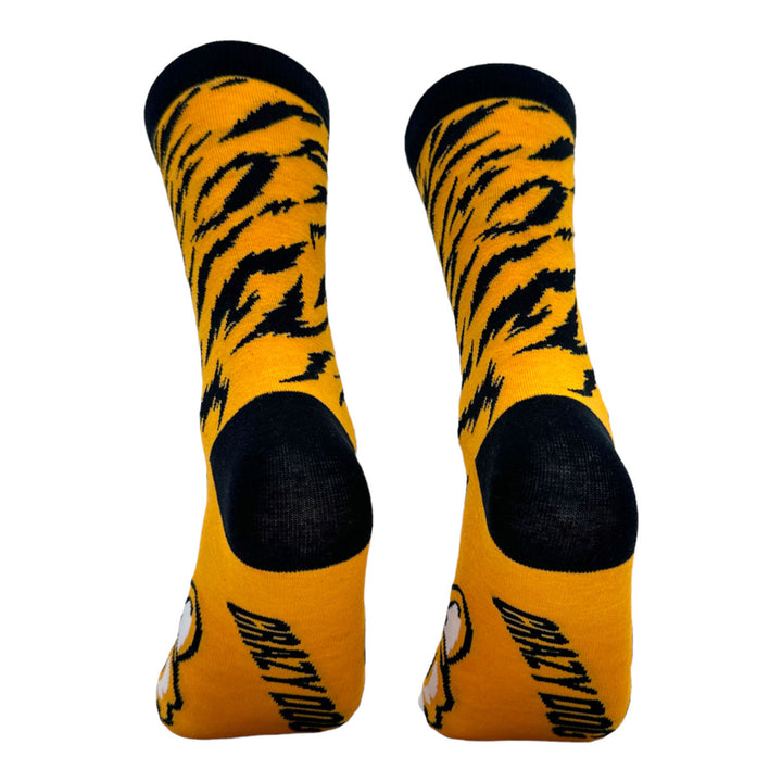 Womens Tiger Socks Funny Cute Cuddly Jungle Cat Novelty Footwear Image 4