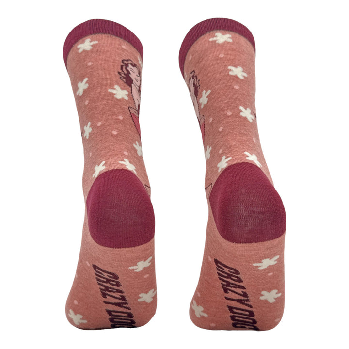 Womens Wine Takes The Bitch Right Out Of Me Socks Funny Offensive Alcohol Lovers Footwear Image 4