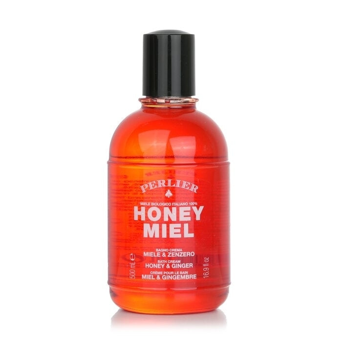 Perlier - Honey Miel Honey and Ginger Bath Cream(500ml/16.9oz) Image 1