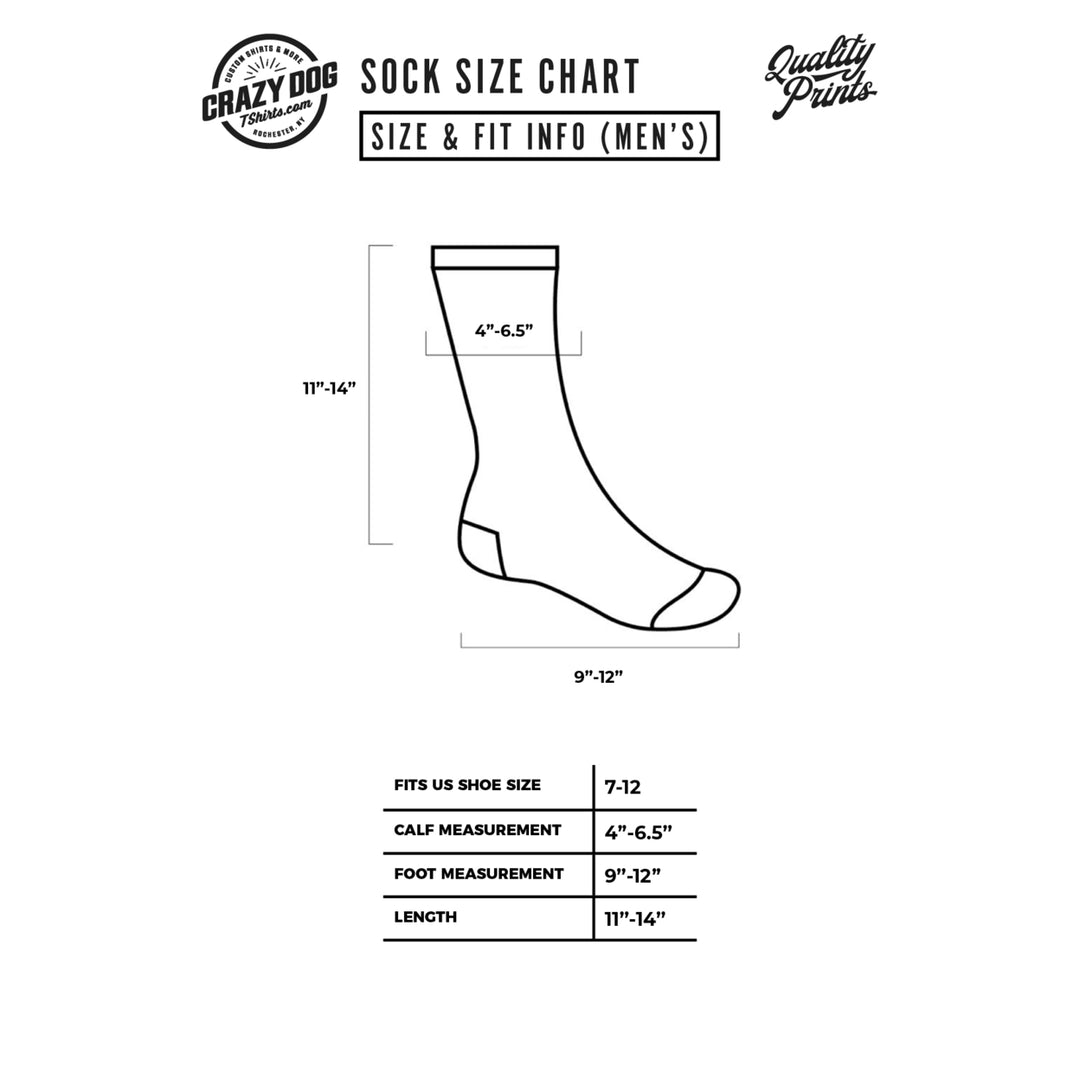 Mens Bad Sign Socks Funny Sarcastic Stick Figure Dad Joke Footwear Image 3