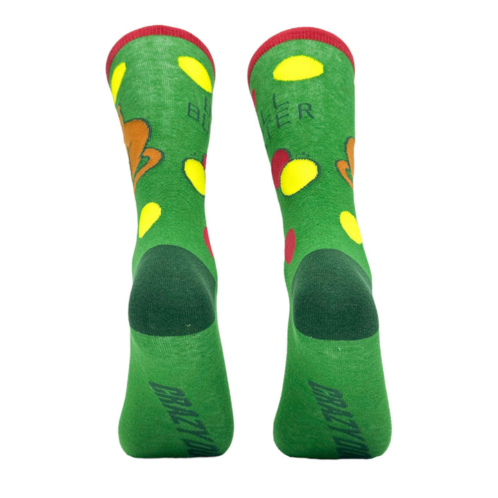 Mens Ball Buster Socks Funny Naughty Mischievous Cat Footwear Image 4