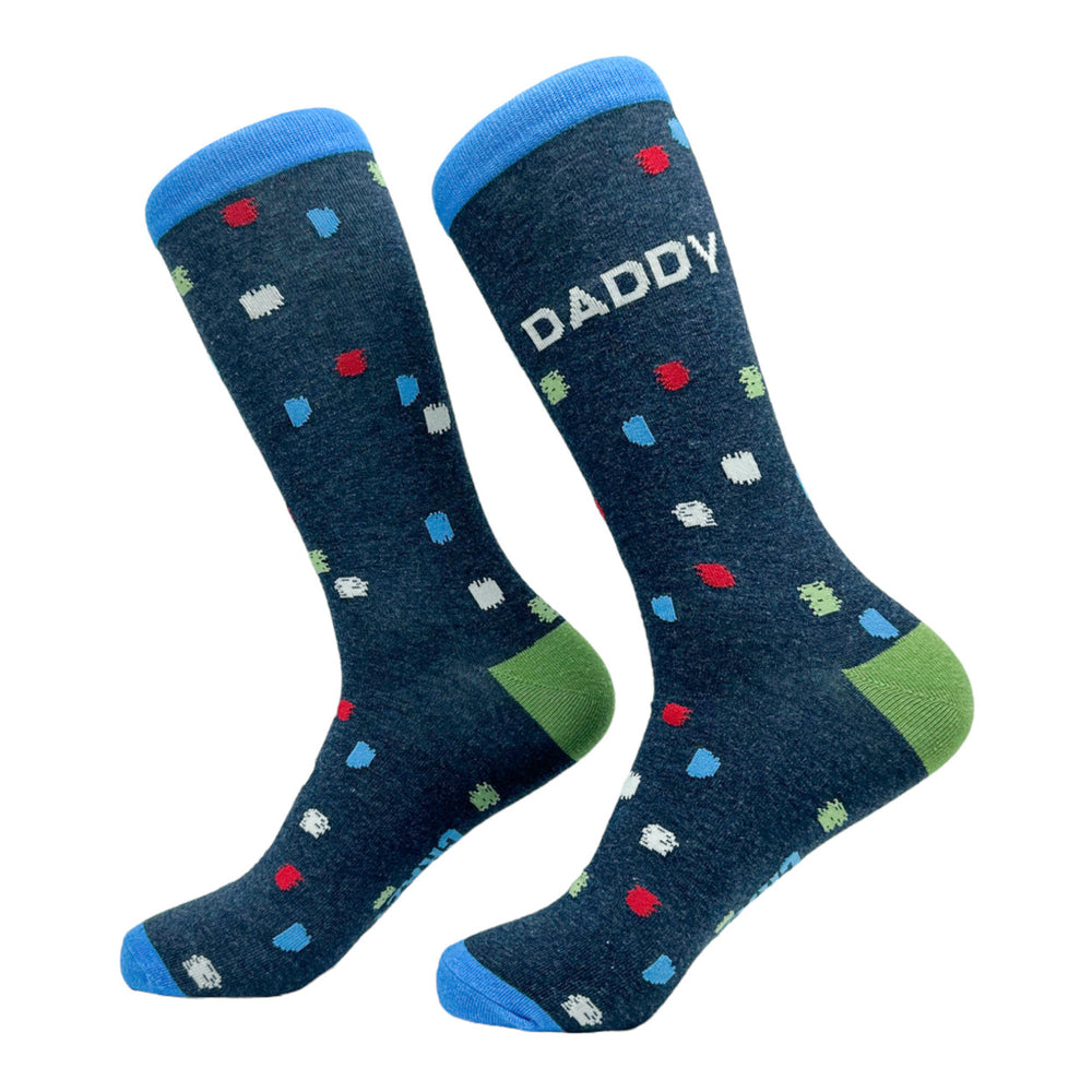 Mens Daddy Socks Funny Cool Dad Fathers Day Gift Footwear Image 2