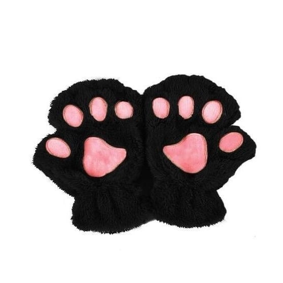 Winter Lovely Half Cover Paw Bear Cat Claw Gloves Short Finger Image 4