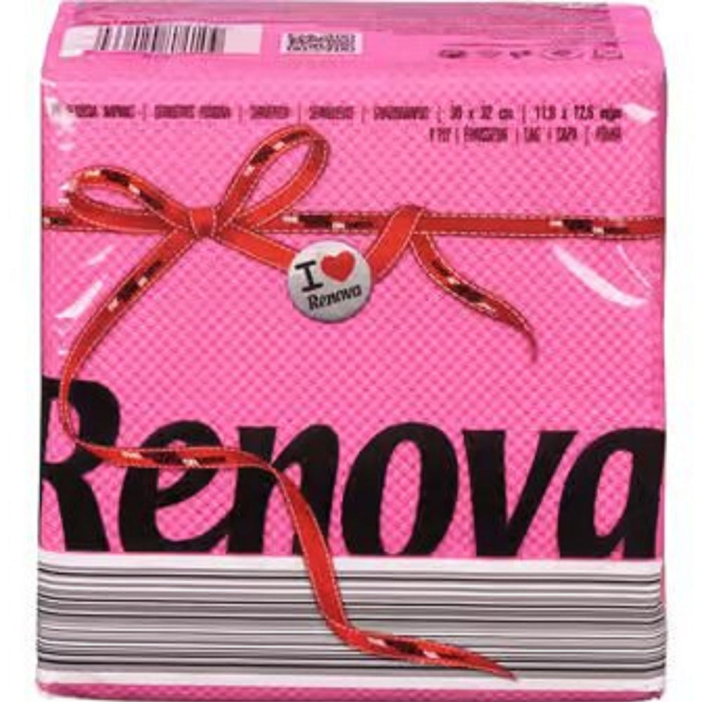 Renova Red Label Napkin- Fucsia (25 Count) Image 2