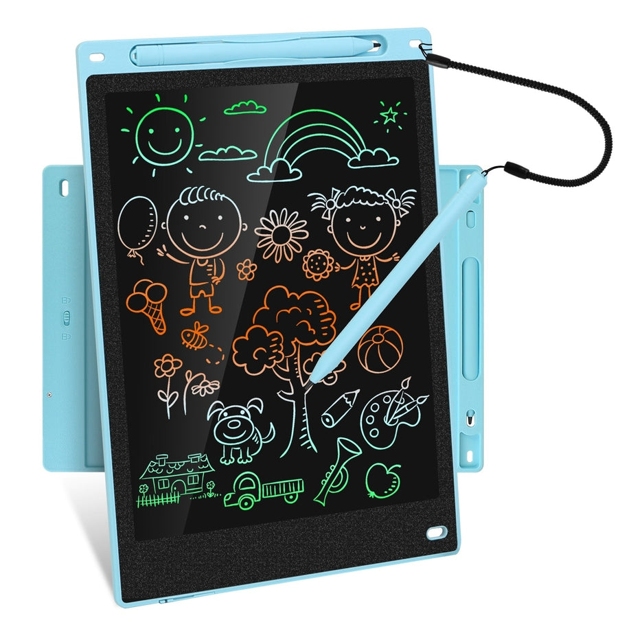 12in LCD Writing Tablet Electronic Colorful Graphic Doodle Board Kid Educational Learning Mini Drawing Pad with Lock Image 1