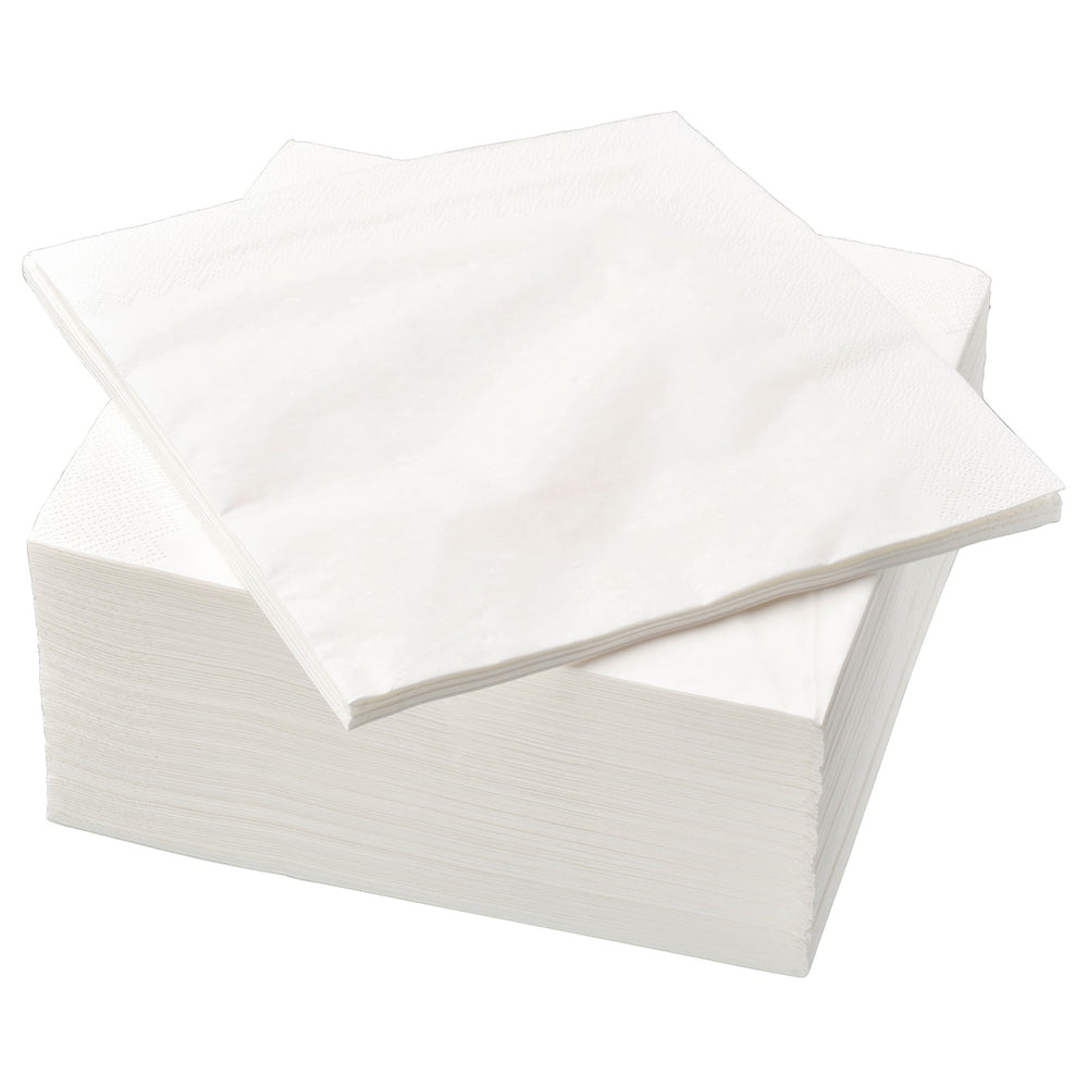 Renova Red Label Table Napkin- White and Green (220 Counts) Image 2