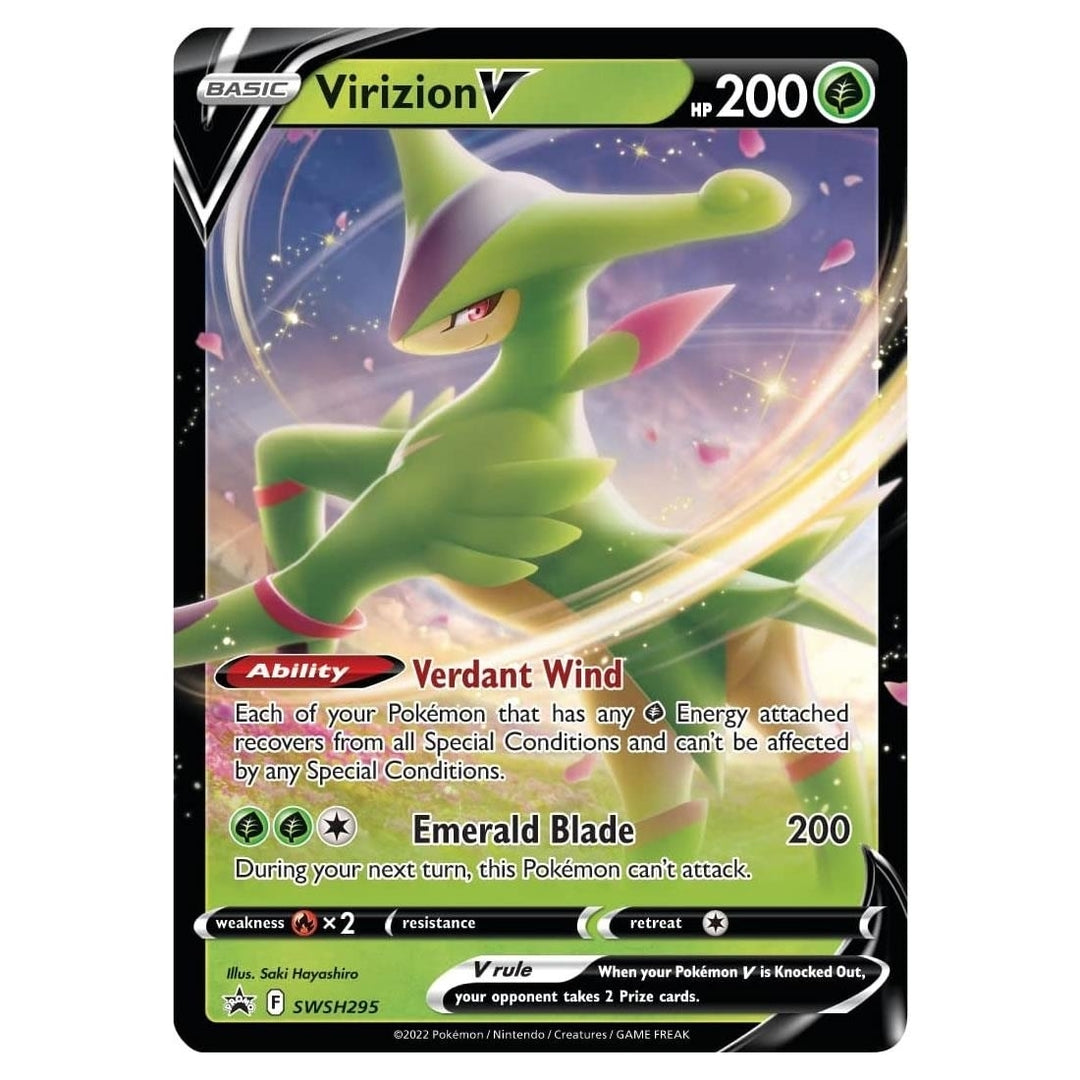 Virizion V Pokemon TCG Collection Box Booster Packs Trading Card Game Foil Cards Image 4