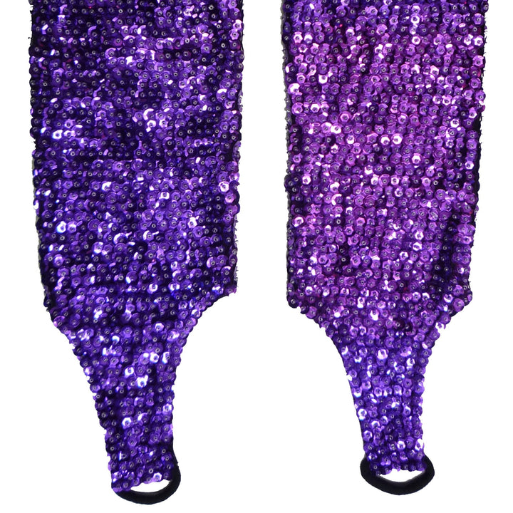 Sequin Gloves Purple Image 3