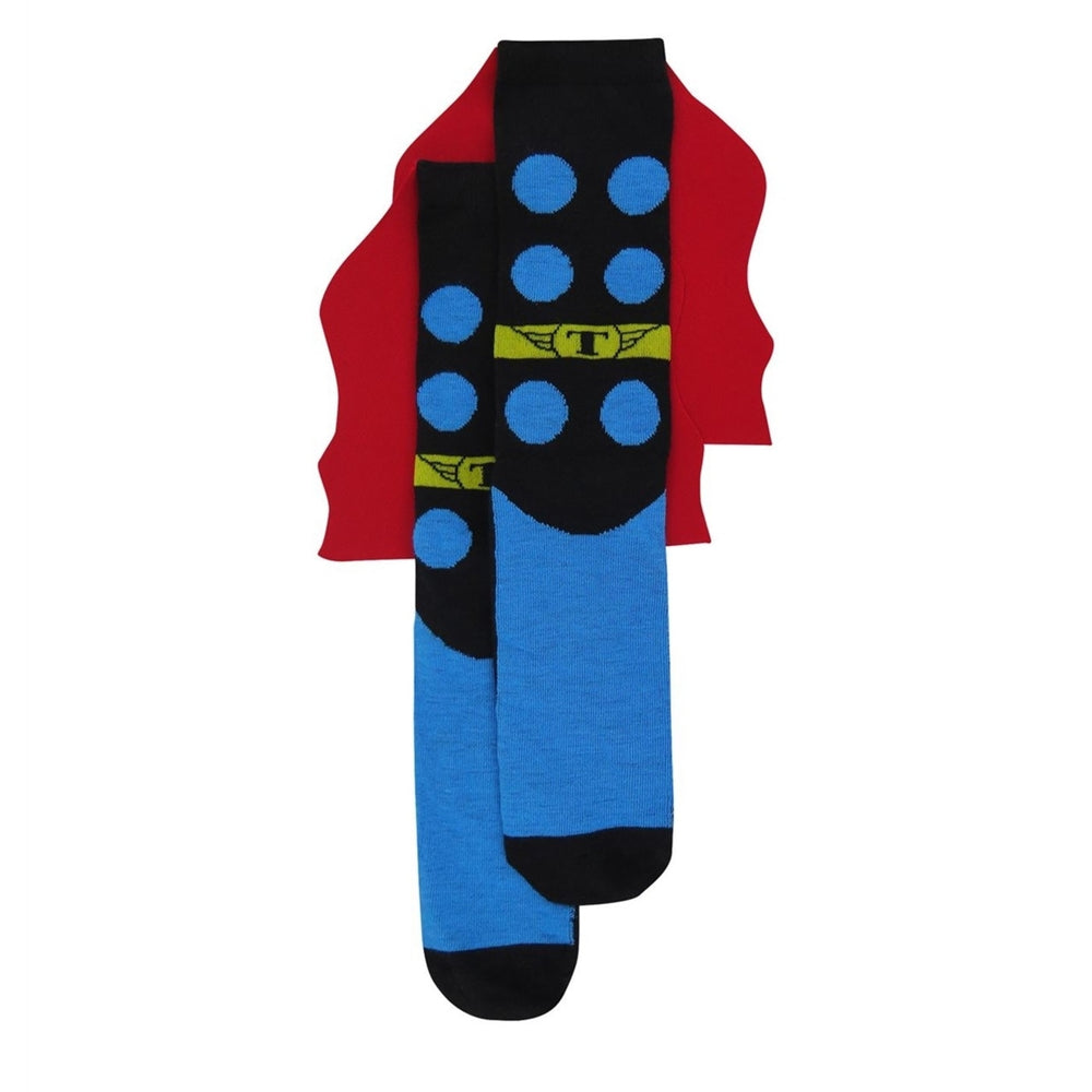Thor Crew Socks with Capes Image 2