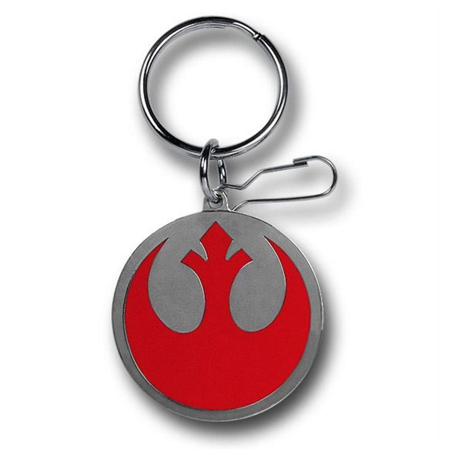 Star Wars Rebel Symbol Enamel Keychain Image 1