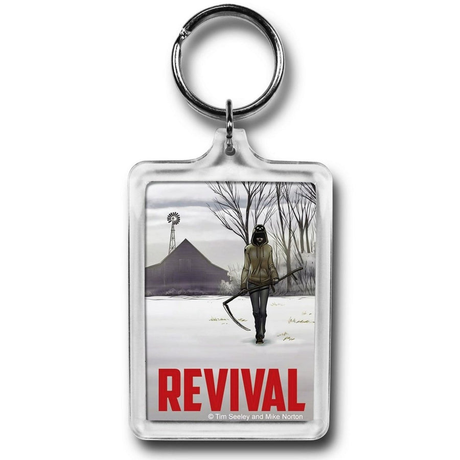 Revival Em Scythe Lucite Keychain Image 1