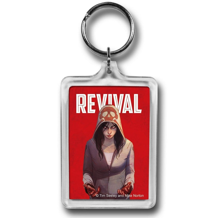 Revival Em Logo Lucite Keychain Image 1