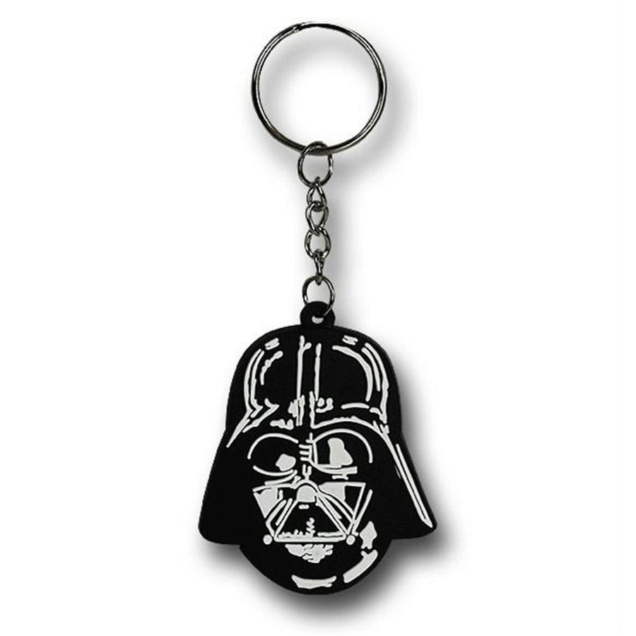 Star Wars Classic Darth Vader Helmet PVC Keychain Image 1