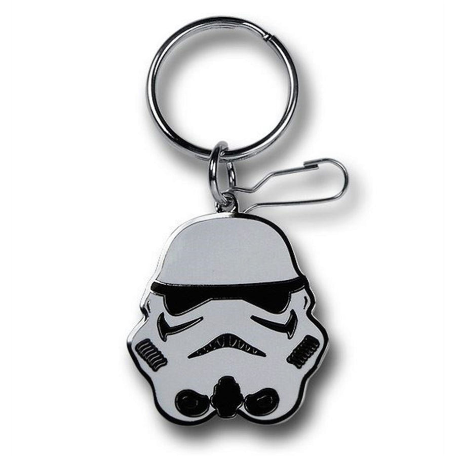Star Wars Stormtrooper Enamel Keychain Image 1