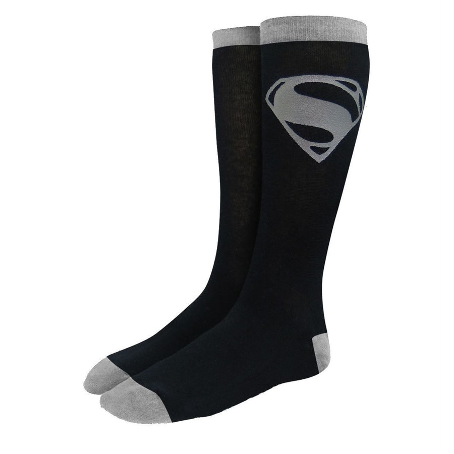 Superman Justice League Movie Symbol Crew Socks Image 1