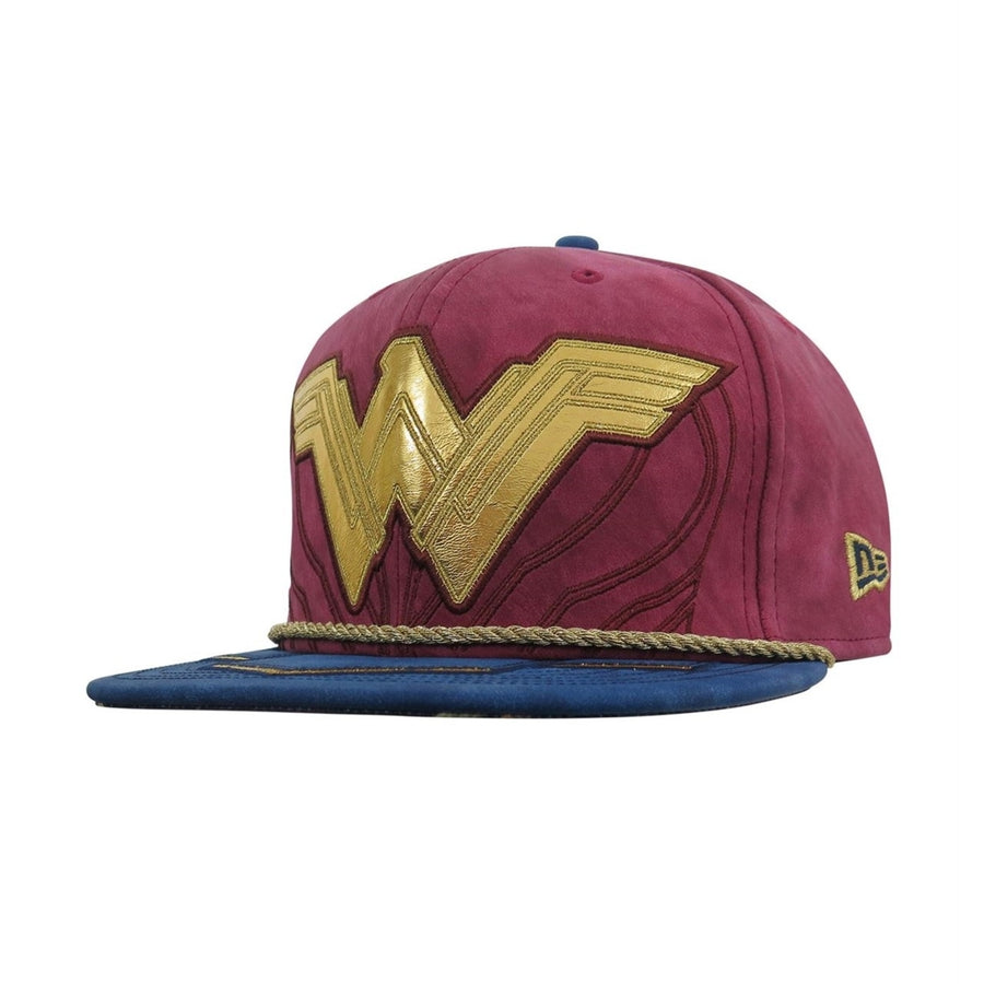 Wonder Woman Justice League Armor 59Fifty Fitted Hat Image 1