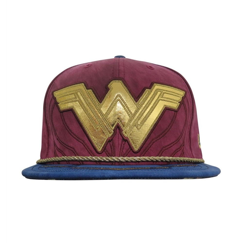 Wonder Woman Justice League Armor 59Fifty Fitted Hat Image 2