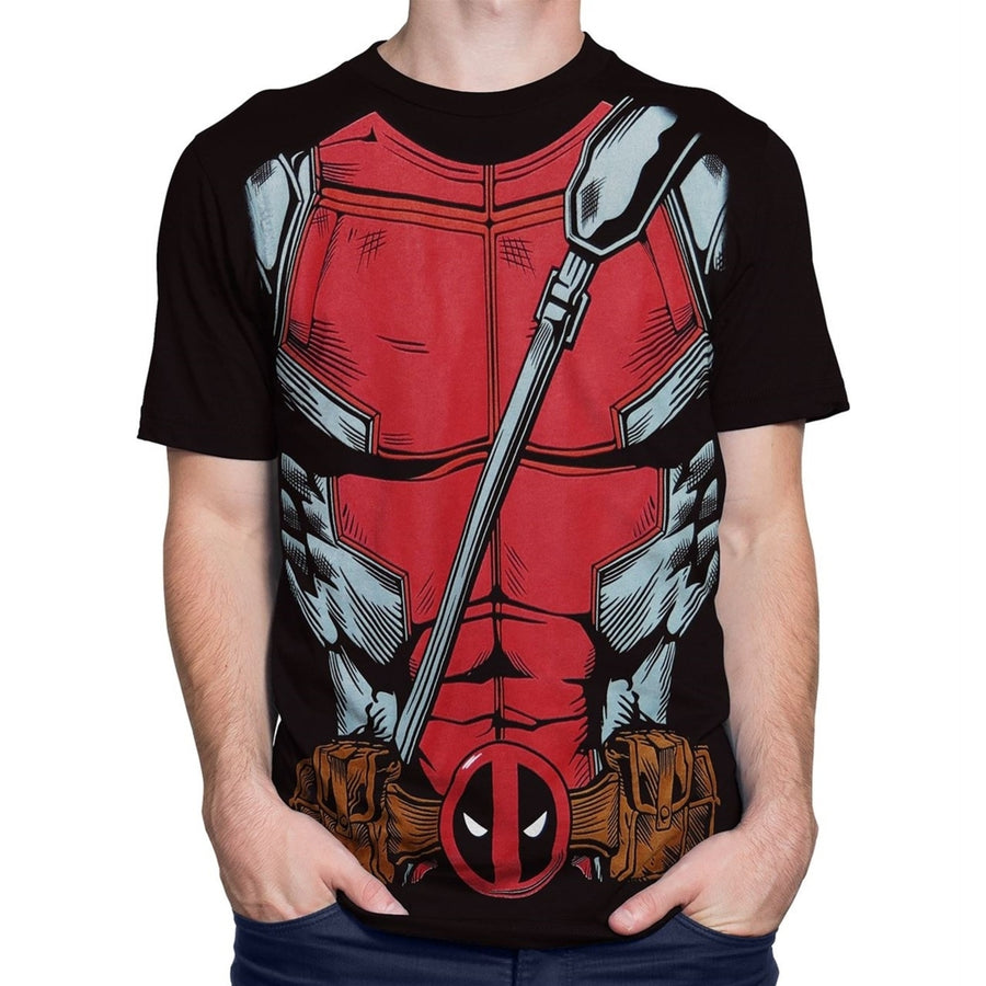 Deadpool Suit-Up Mens Costume T-Shirt Image 1