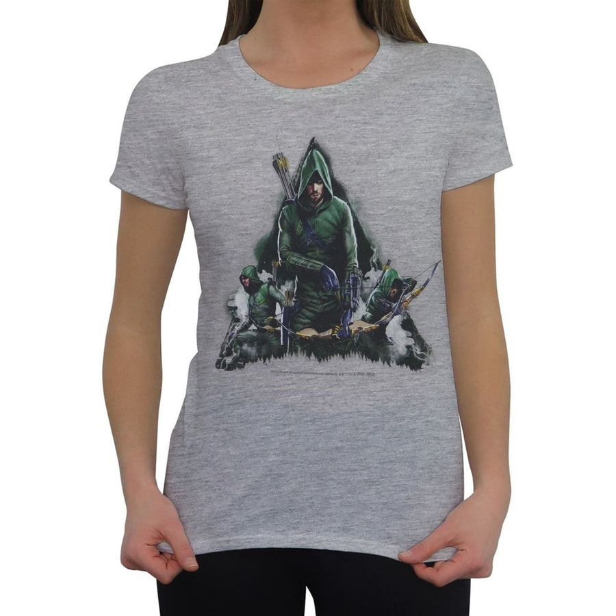 Arrow Oliver Queen Armed Womens T-Shirt Image 1