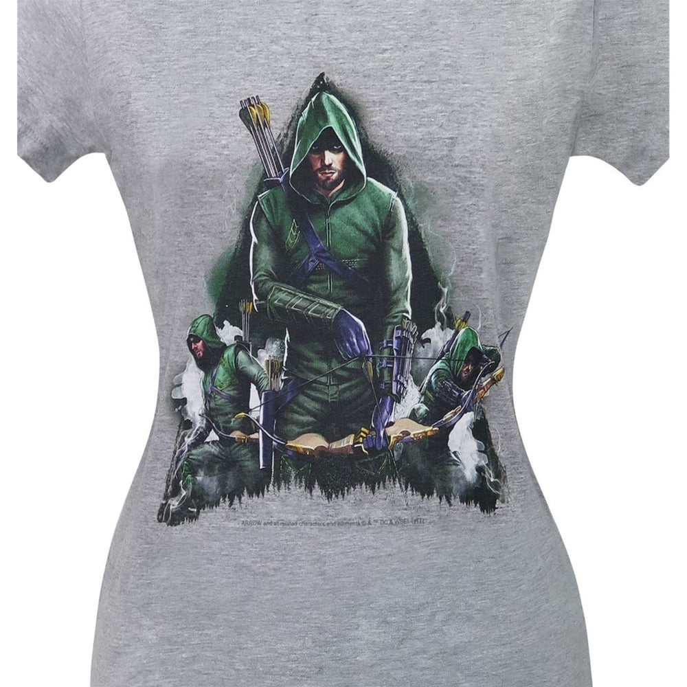 Arrow Oliver Queen Armed Womens T-Shirt Image 2