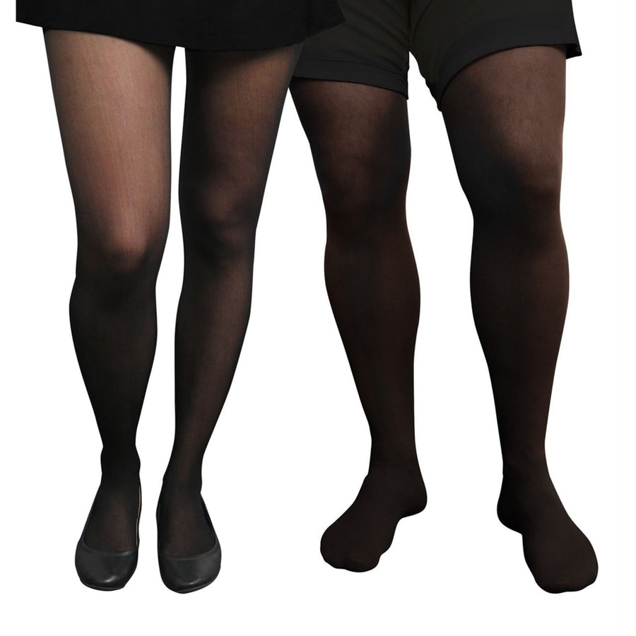 Adult Unisex Costume Black Tights Image 1