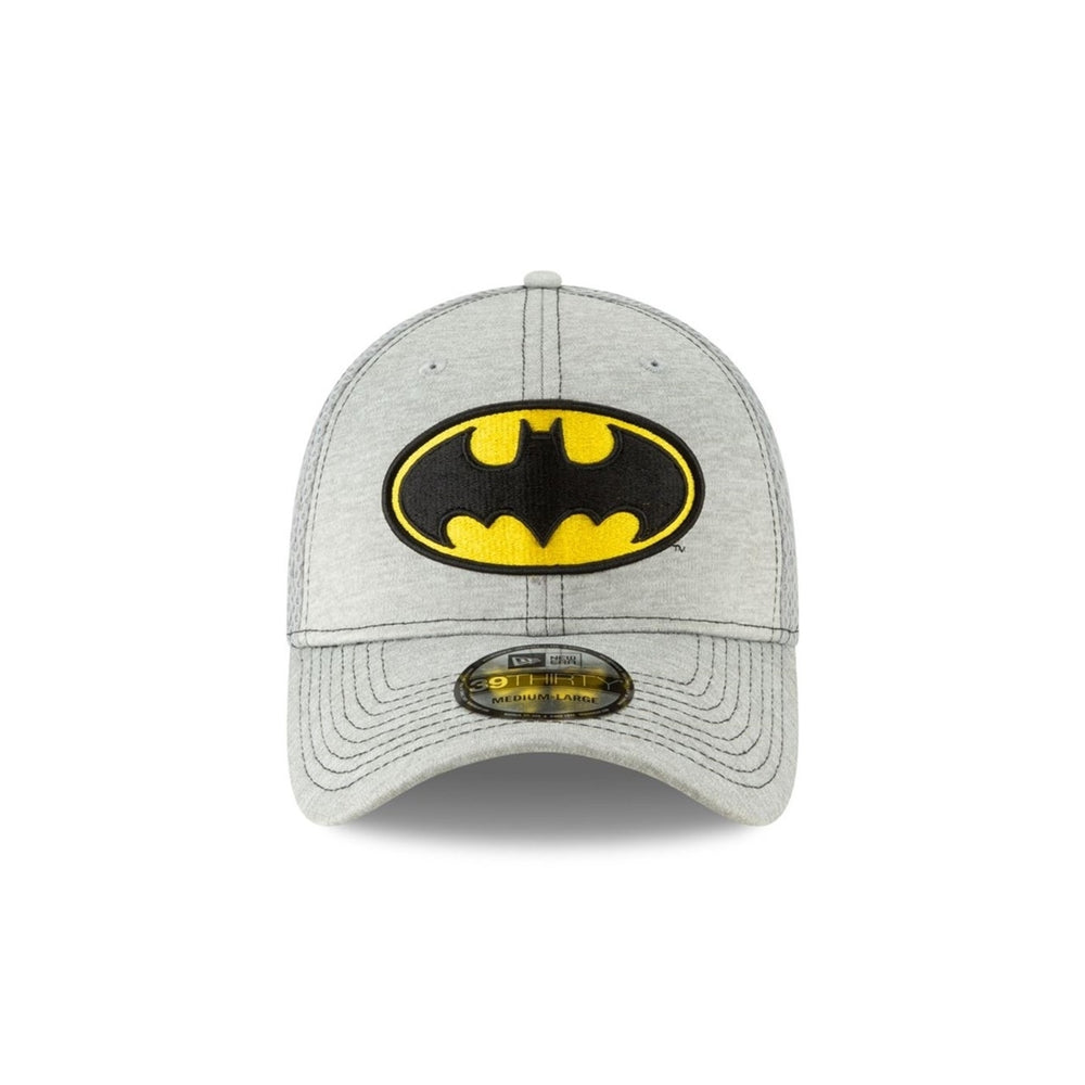 Batman Classic Logo Grey  Era 39Thirty Fitted Hat Image 2