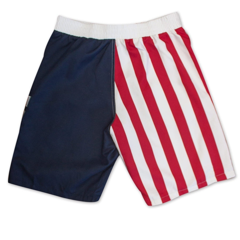 Mens American Flag USA Board Shorts Image 2