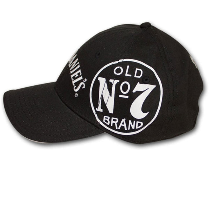 Jack Daniels Old No. 7 Side Logo Adjustable Black Hat Image 2