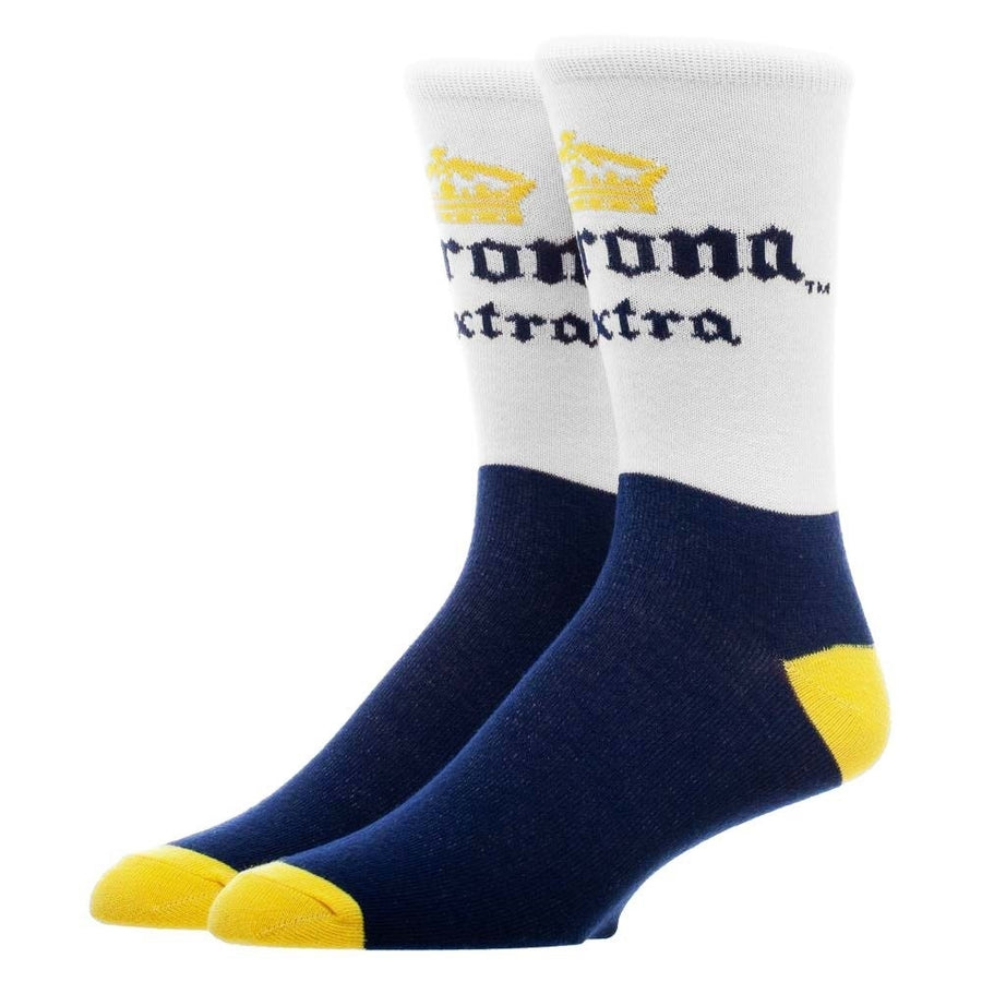 Corona Extra Classic Colors Mens Crew Socks Image 1