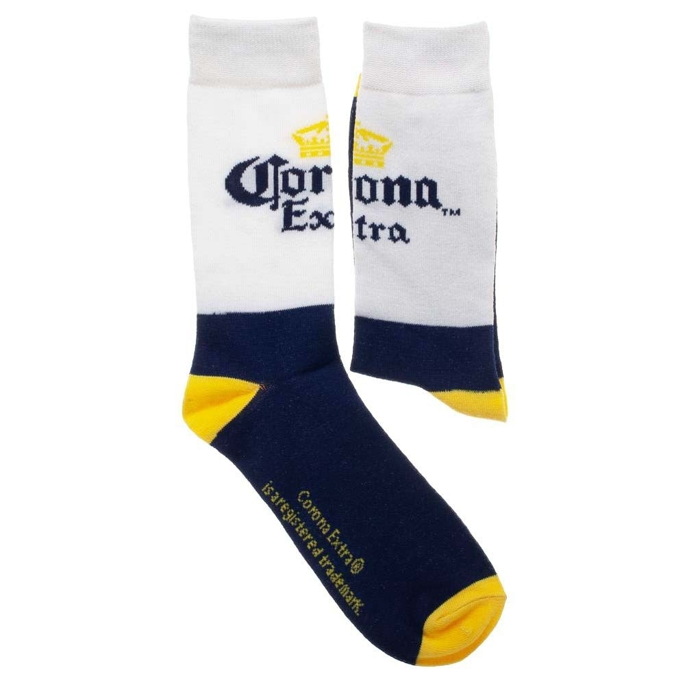 Corona Extra Classic Colors Mens Crew Socks Image 2