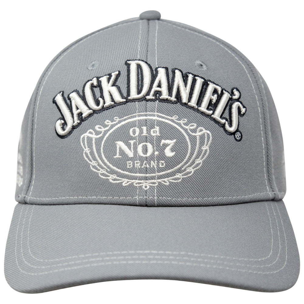 Jack Daniels Contrast Stitching Grey Hat Image 2
