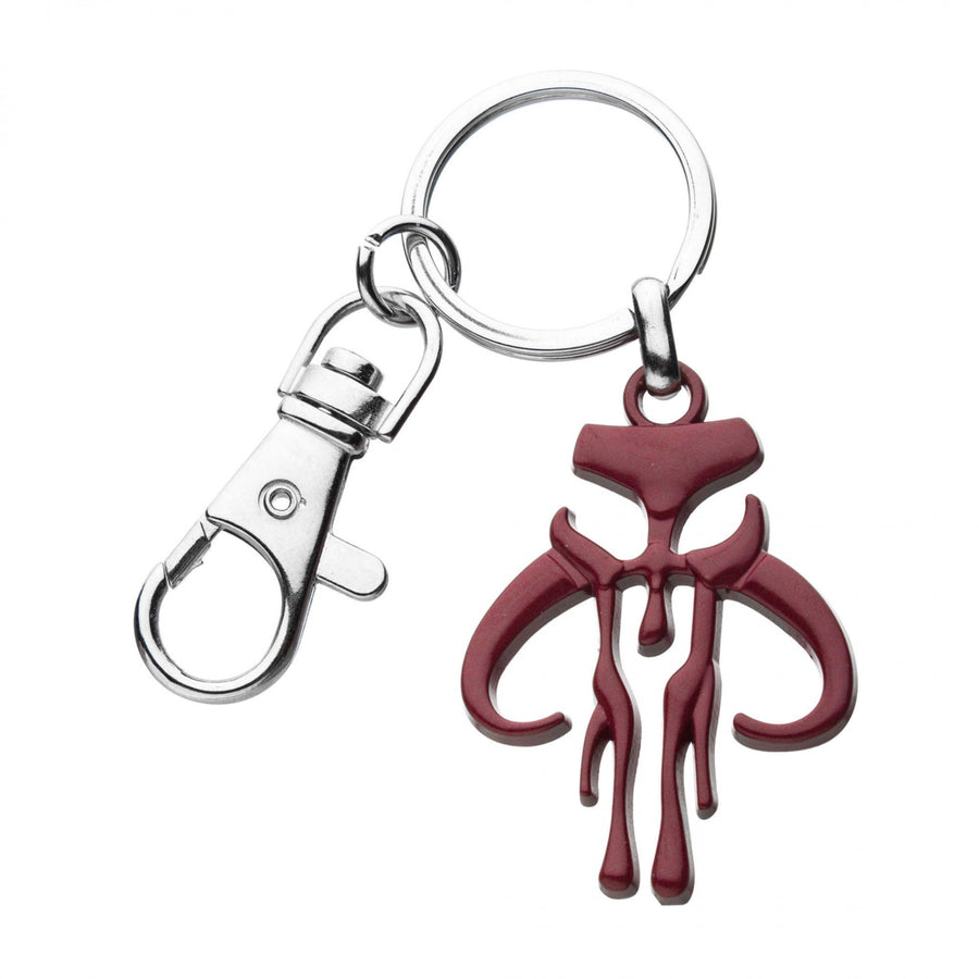 Star Wars Mandalorian Symbol Keychain Image 1