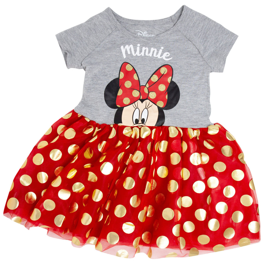 Minnie Mouse Bow Tie Youth Girls Dress Image 1