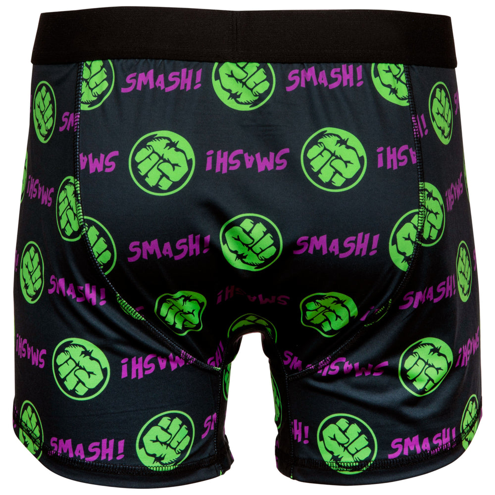 Incredible Hulk Fist Smash Mens Underwear Boxer Briefs Image 2