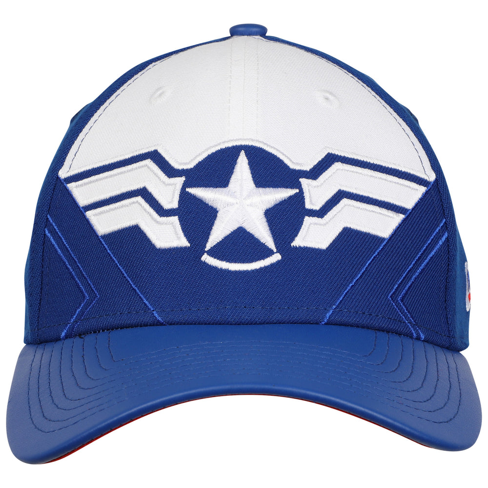 All  Captain America Armor 39Thirty Flex Fitted  Era Hat Image 2