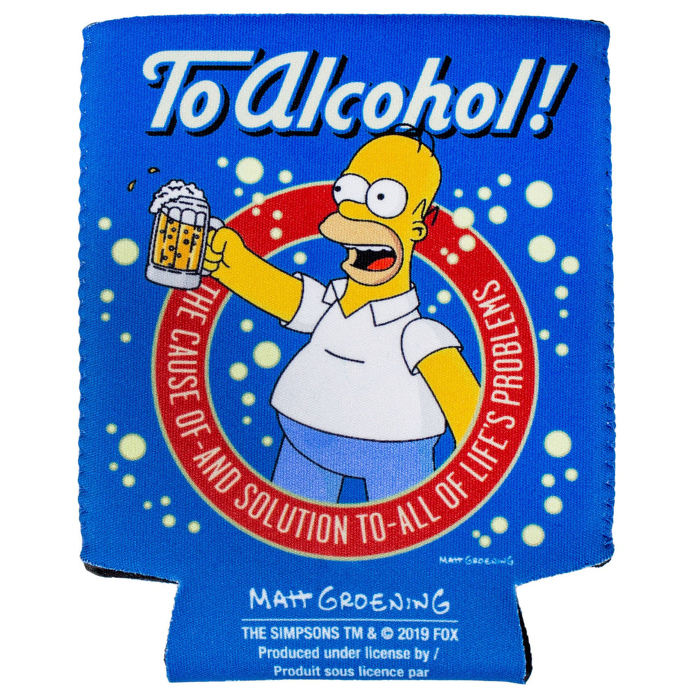 The Simpsons Homer To Alcohol Beer Can Hugger Image 2