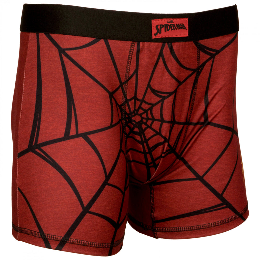 Spider-Man Web and Small Symbol Boxer Briefs Image 2