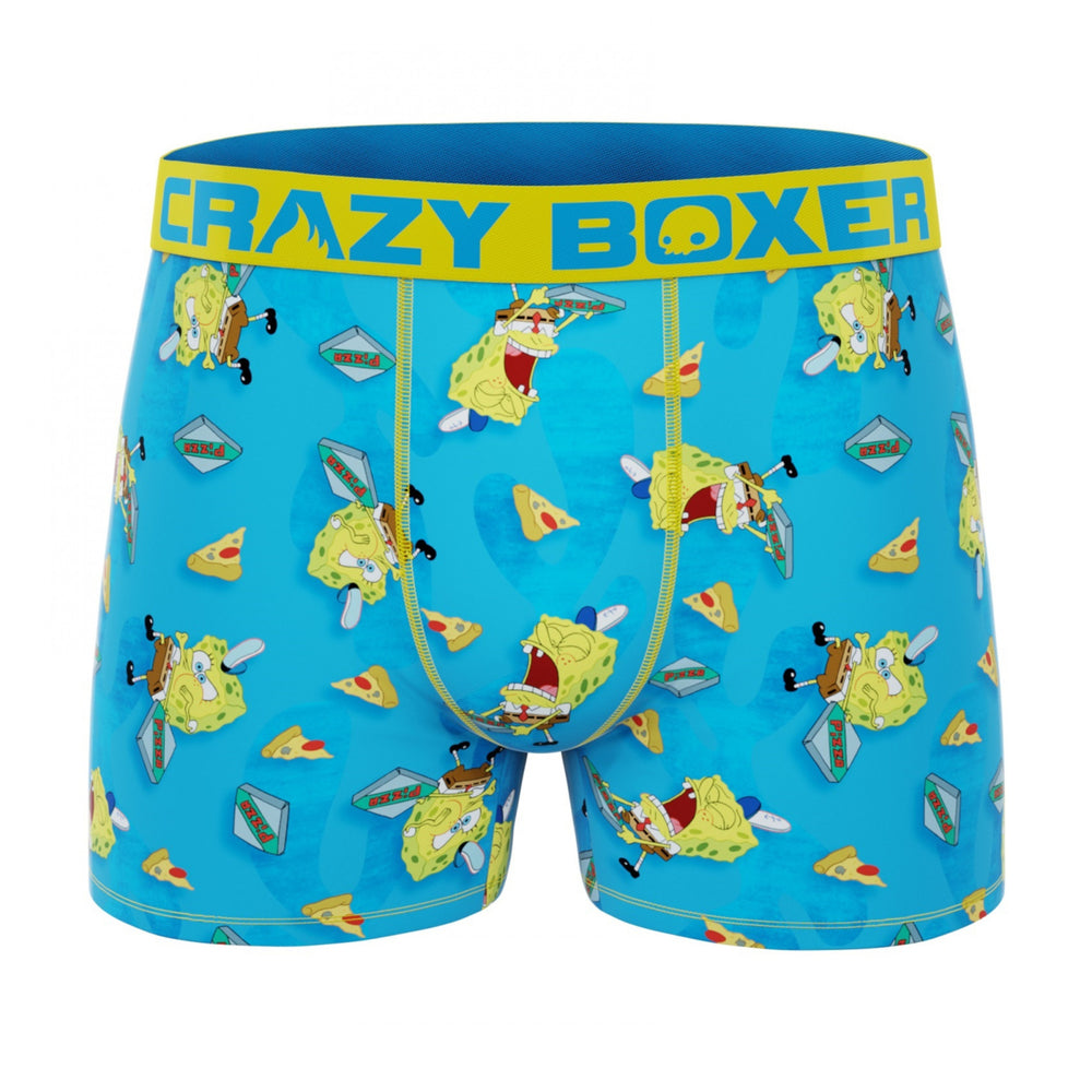 Crazy Boxer SpongeBob SquarePants Boxer Briefs in Pizza Box Image 2