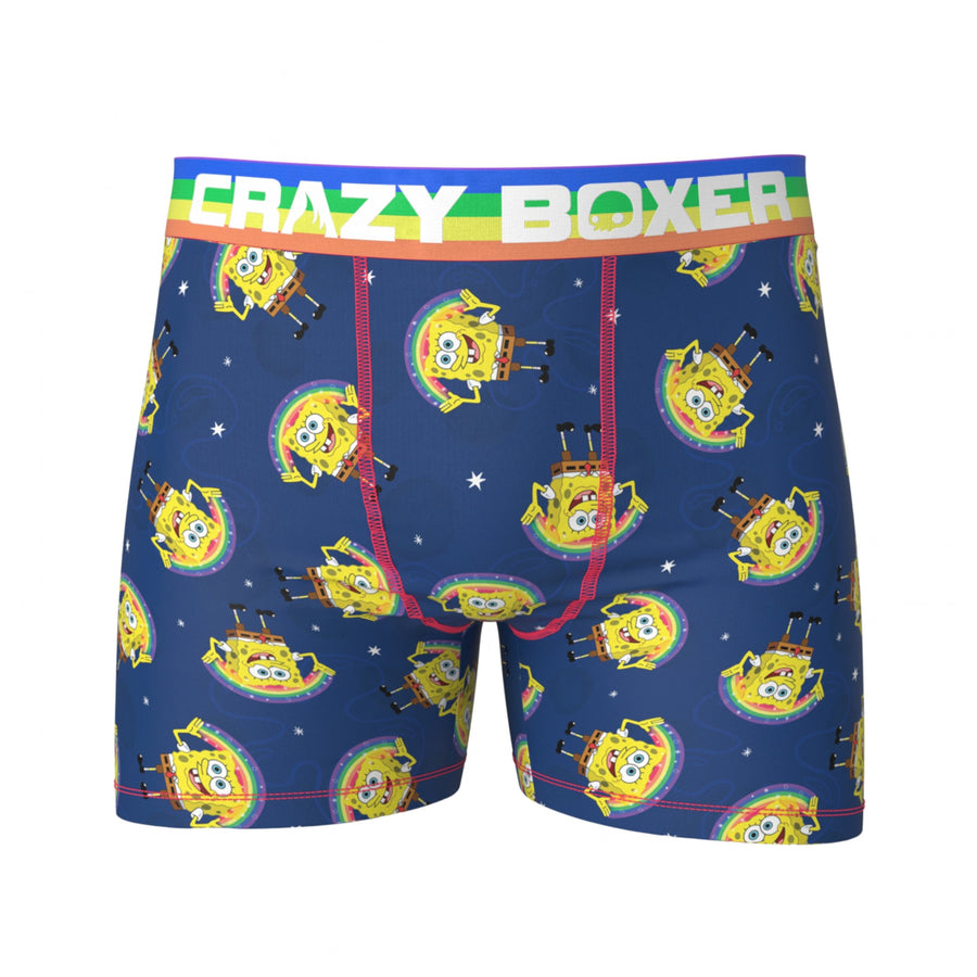 SpongeBob SquarePants Imagination On Mens Boxer Briefs Shorts Image 1