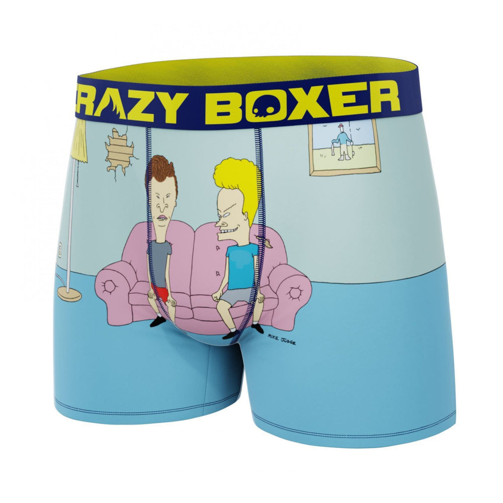 Beavis and Butthead MTV Couch Mens Boxer Briefs Shorts Image 2