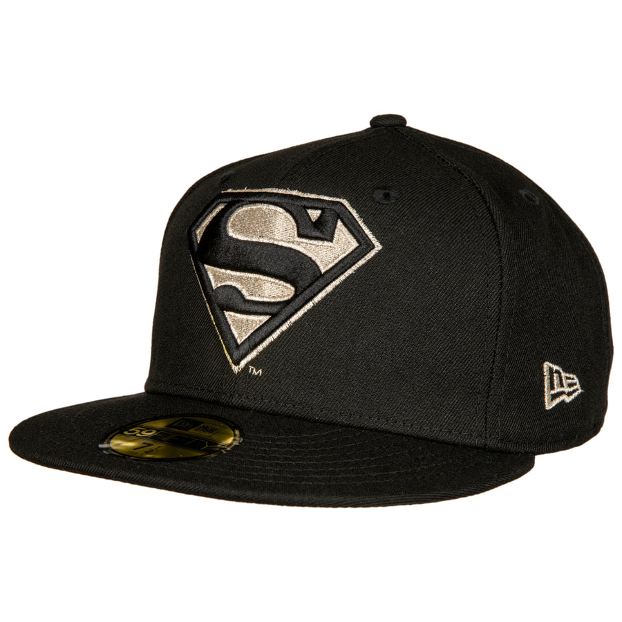 Superman Silver Symbol  Era 59Fifty Fitted Hat Image 1