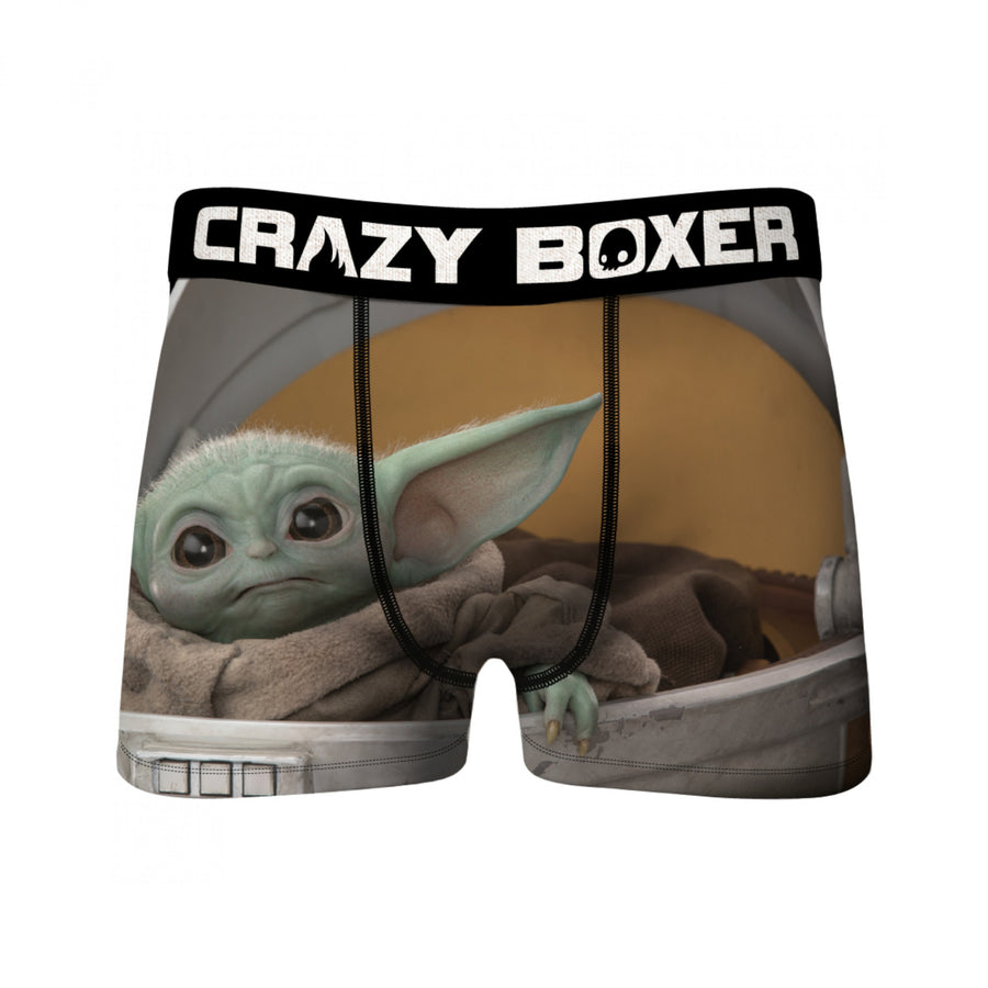 Star Wars The Child Mandalorian Cradle Crazy Boxer Briefs Image 1