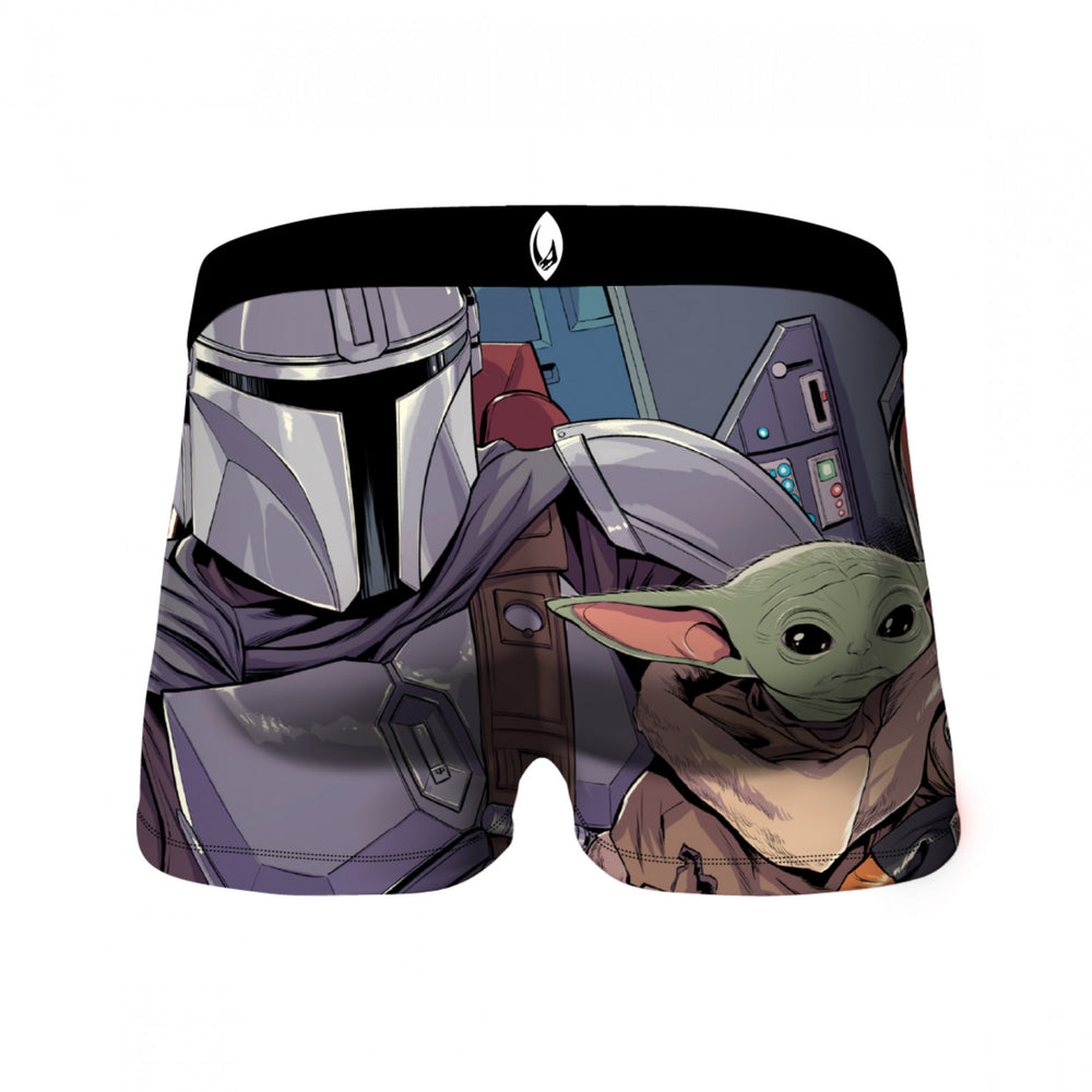 Star Wars The Mandalorian Carrying The Child Crazy Boxer Briefs Image 2