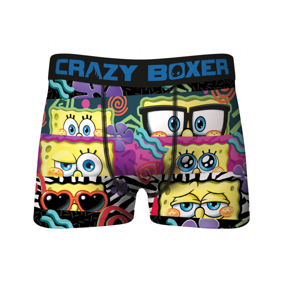 Spongebob Squarepants Heat Mens Underwear Boxer Briefs Image 1