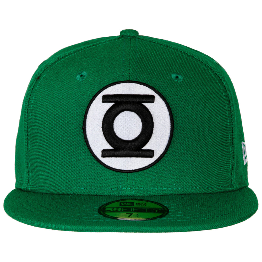 Green Lantern Color Block  Era 59Fifty Fitted Hat Image 2