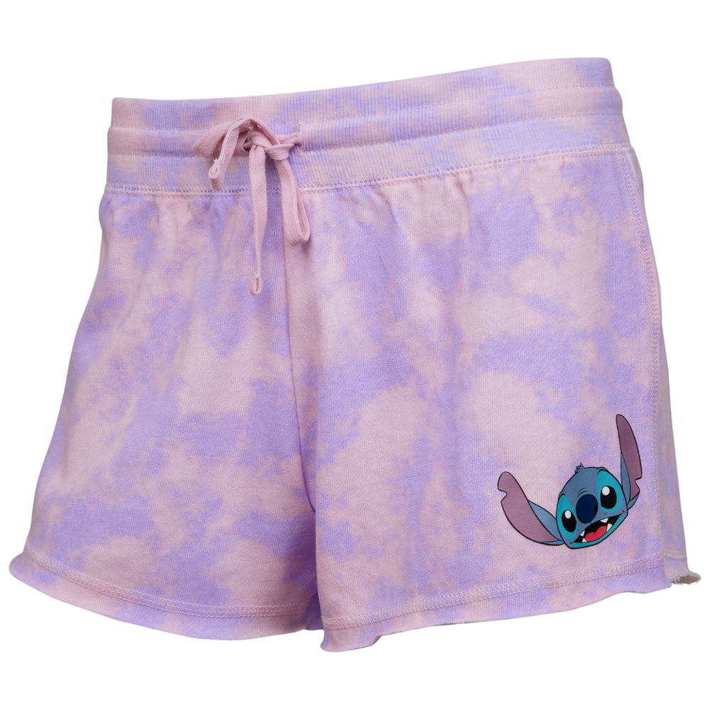 Lilo and Stitch Character Face Tie Dye Shorts Image 2