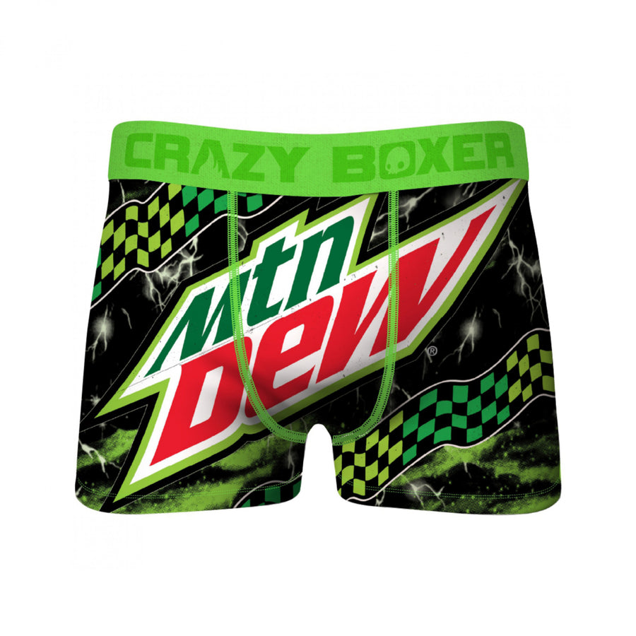 Crazy Boxers Mountain Dew Brand Boxer Briefs Image 1