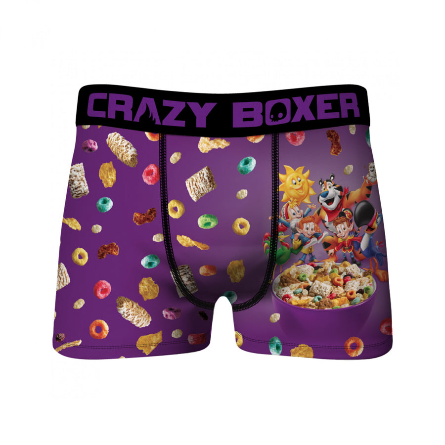 Crazy Boxers Kelloggs Cereal and Characters All Over Boxer Briefs Image 1