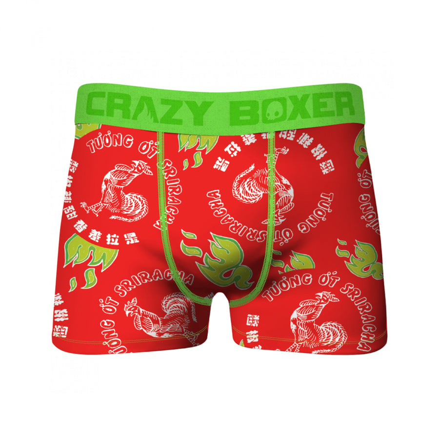 Crazy Boxers Sriracha Rooster All Over Boxer Briefs Image 1